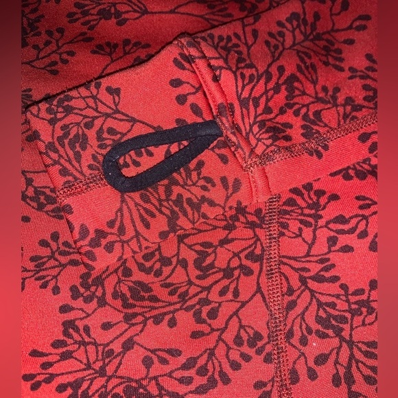 RARE VINTAGE womens Patagonia 1/4 zip Polartec pullover fleece coral branches - Picture 2 of 14